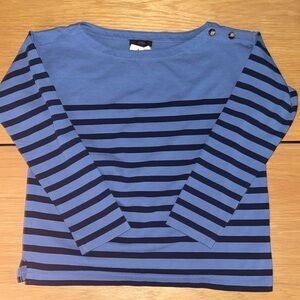 J Crew Boat neck long sleeve shirt